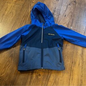 Columbia Kids Two-Tone Blue Raincoat